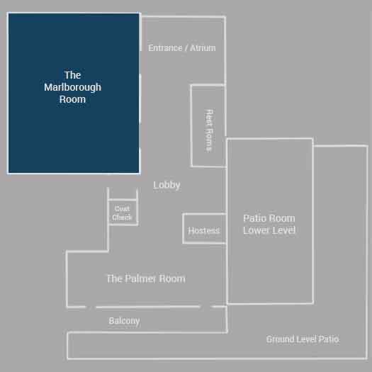 Marlborough Country Club - Marlborough Room Floor Plan